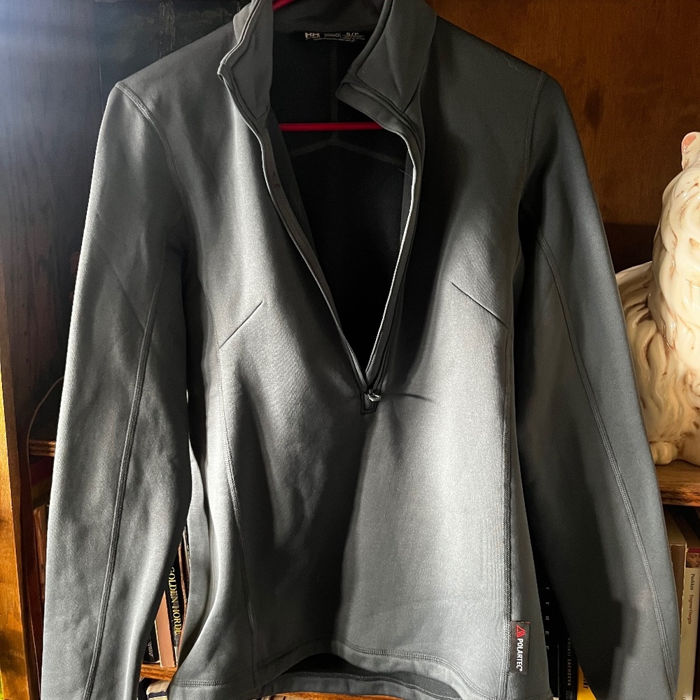 Never worn Helly Hansen half-zip pullover